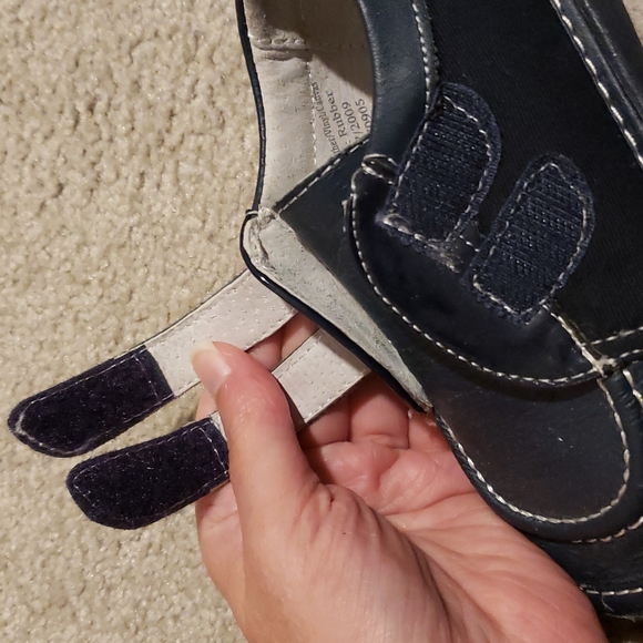 Wee Squeak 10 navy boy shoes - Picture 9 of 9